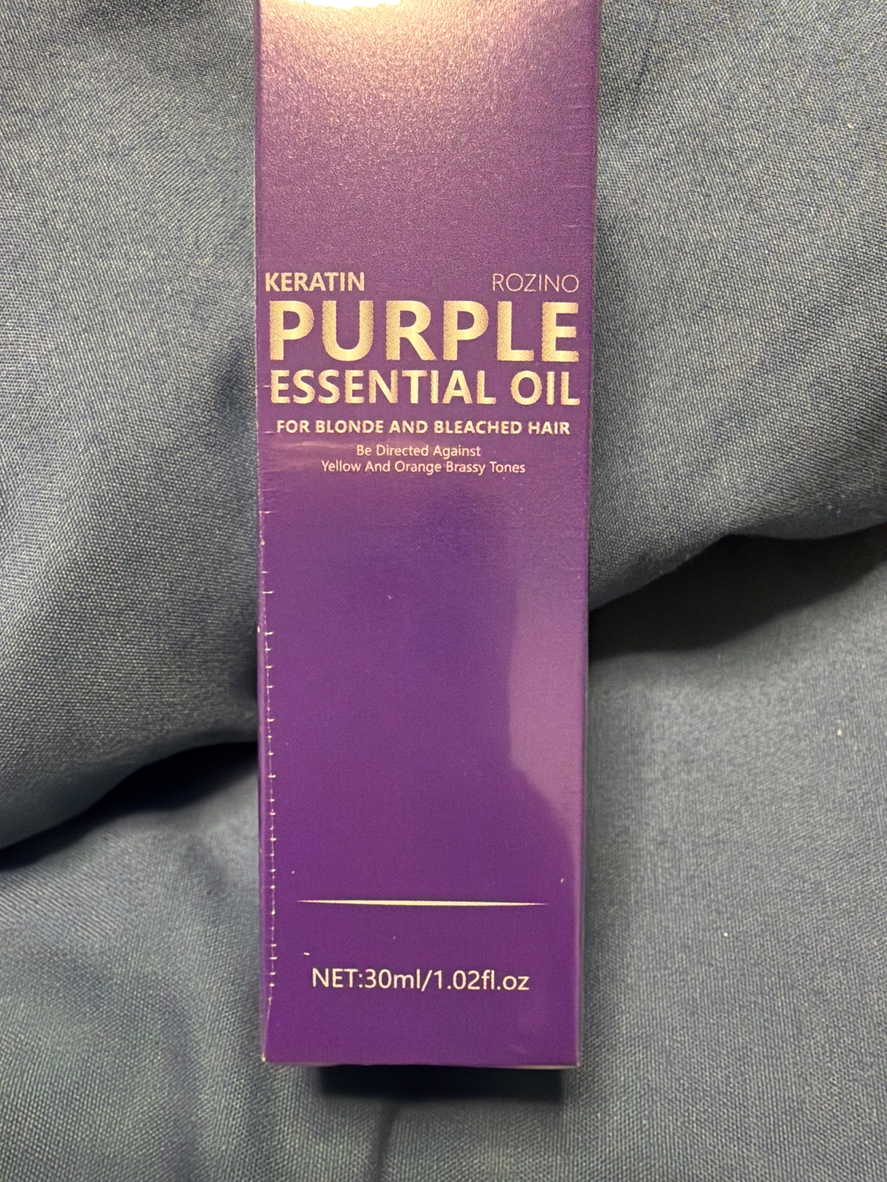Keratin purple oil