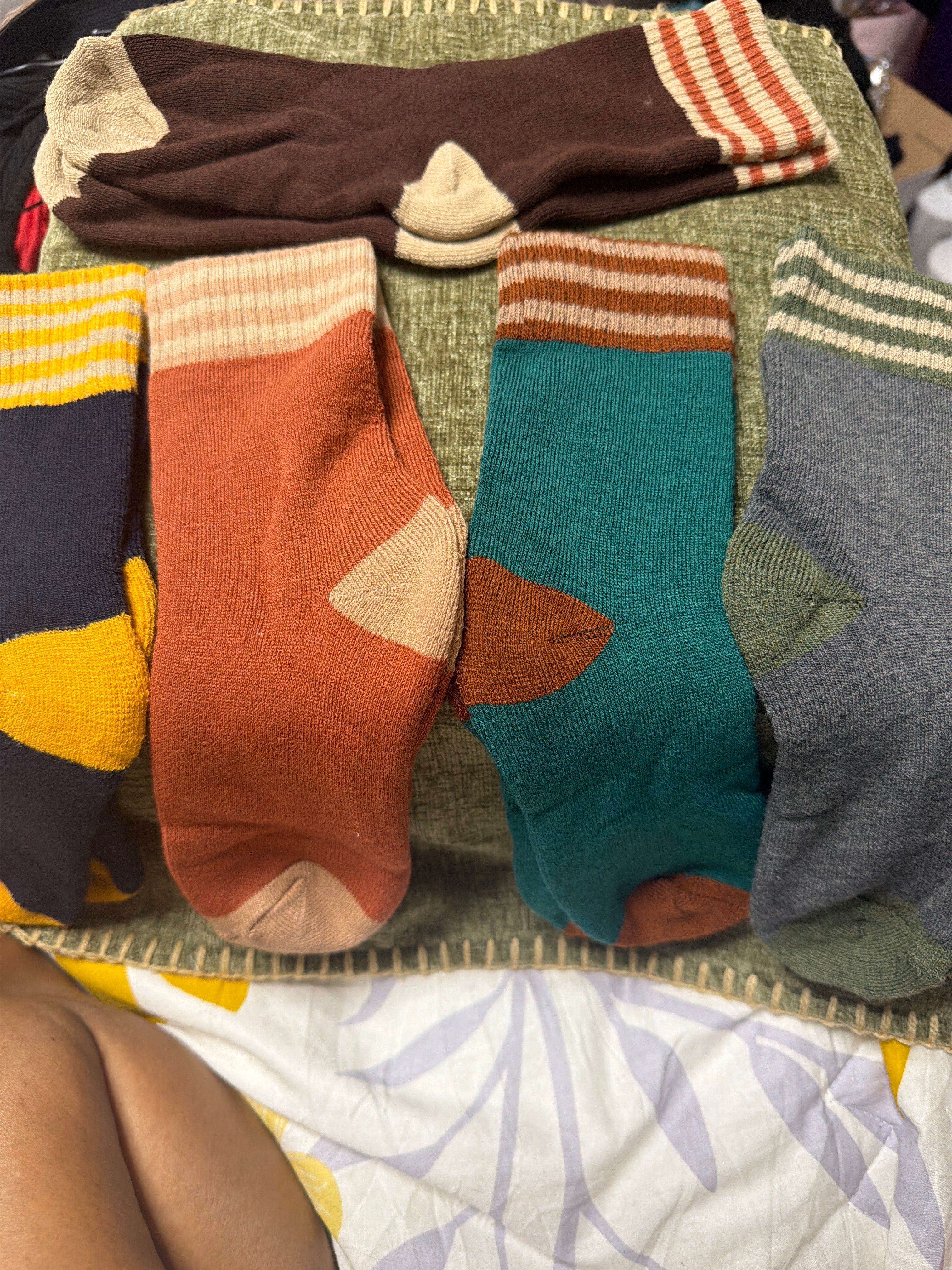 Multiple color socks