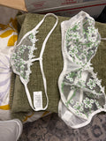 Medium and large panties and bra ￼