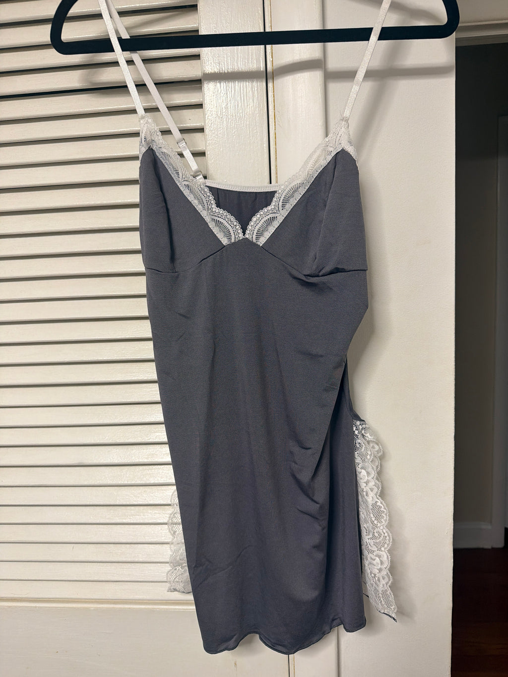 Grey lingerie size large