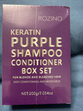 Keratin purple shampoo, and conditioner ￼