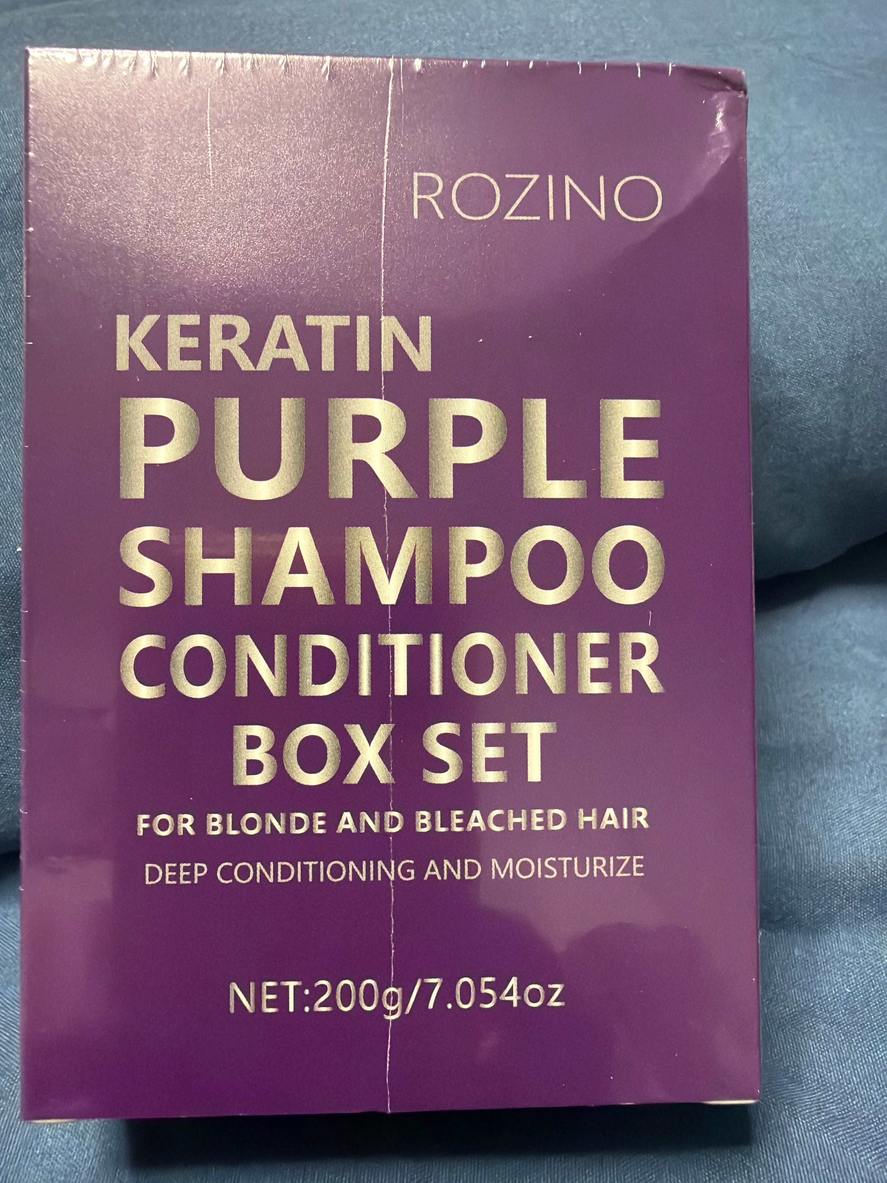 Keratin purple shampoo, and conditioner ￼