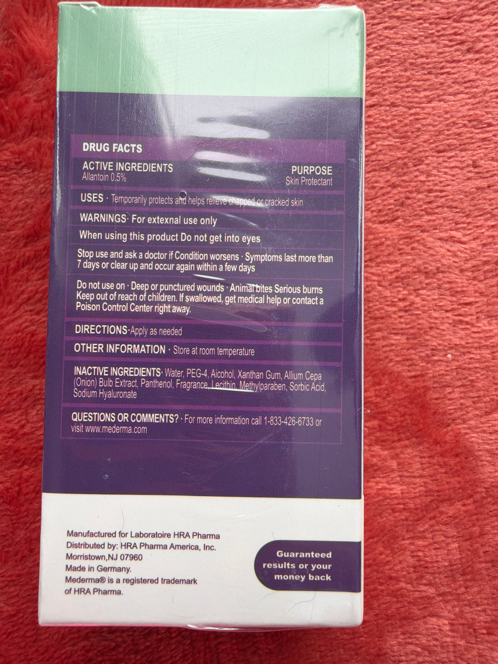 Moderna scar gel